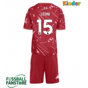 Liverpool Giovanni Leoni #15 Replik Heimtrikot Kinder 2026-27 Kurzarm (+ Kurze Hosen)